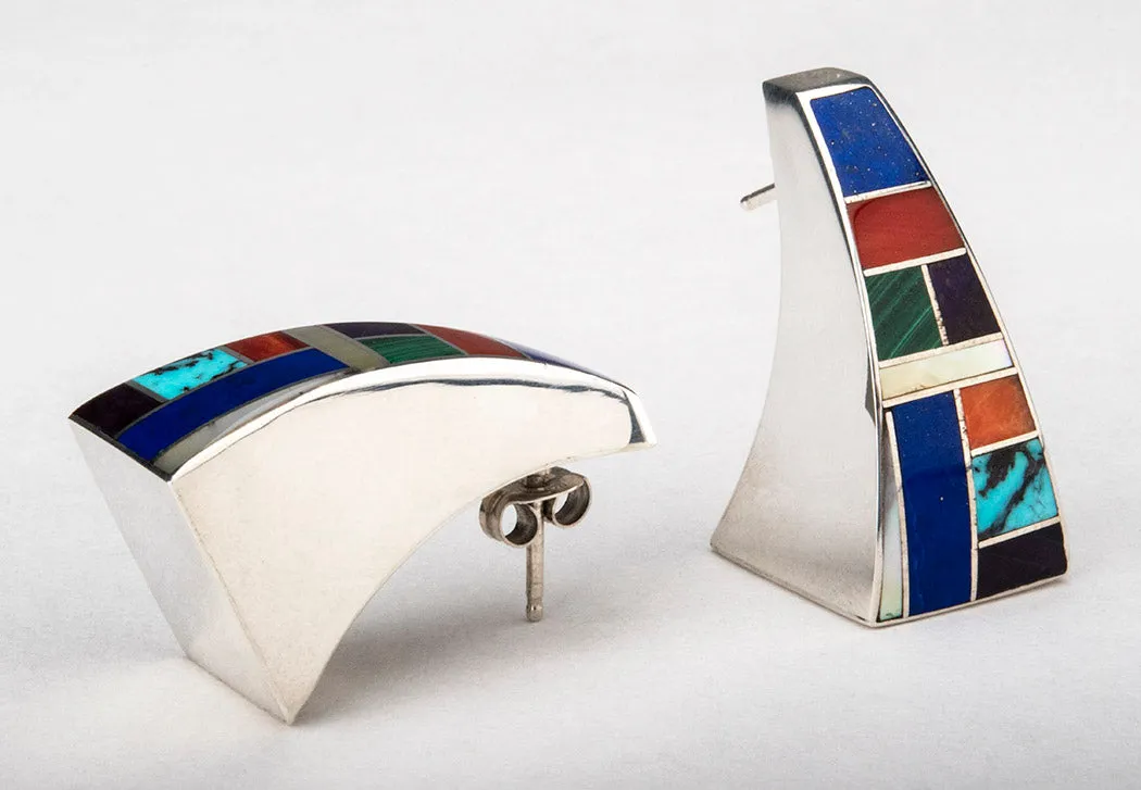 Mosaic Hollow Form Earrings