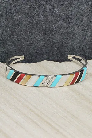Multi Stone & Sterling Silver Bracelet - Fabian Sheyka