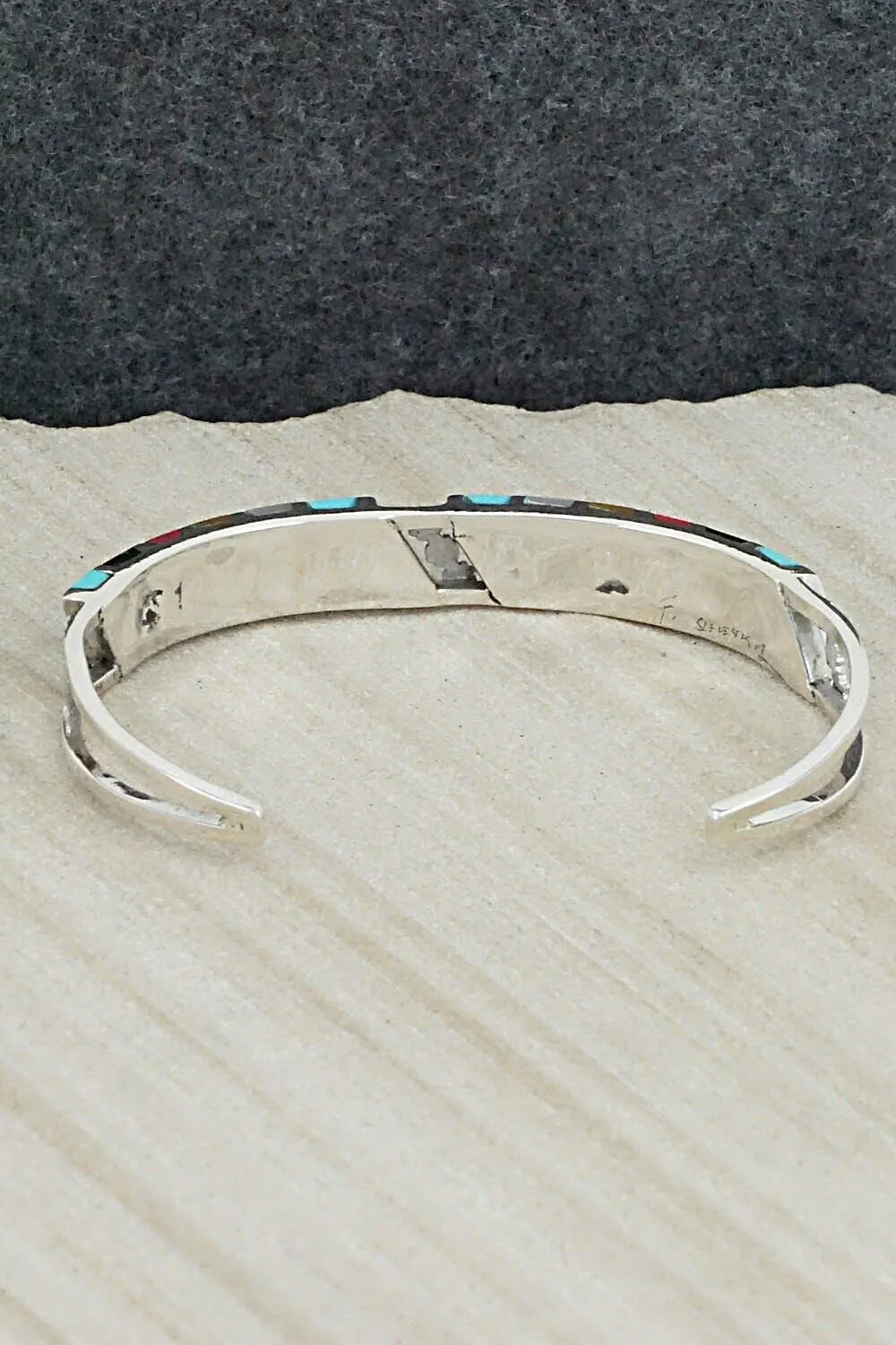 Multi Stone & Sterling Silver Bracelet - Fabian Sheyka