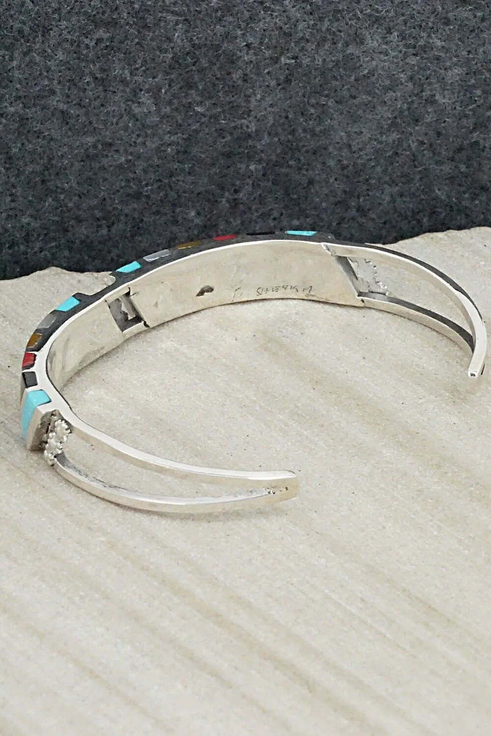 Multi Stone & Sterling Silver Bracelet - Fabian Sheyka