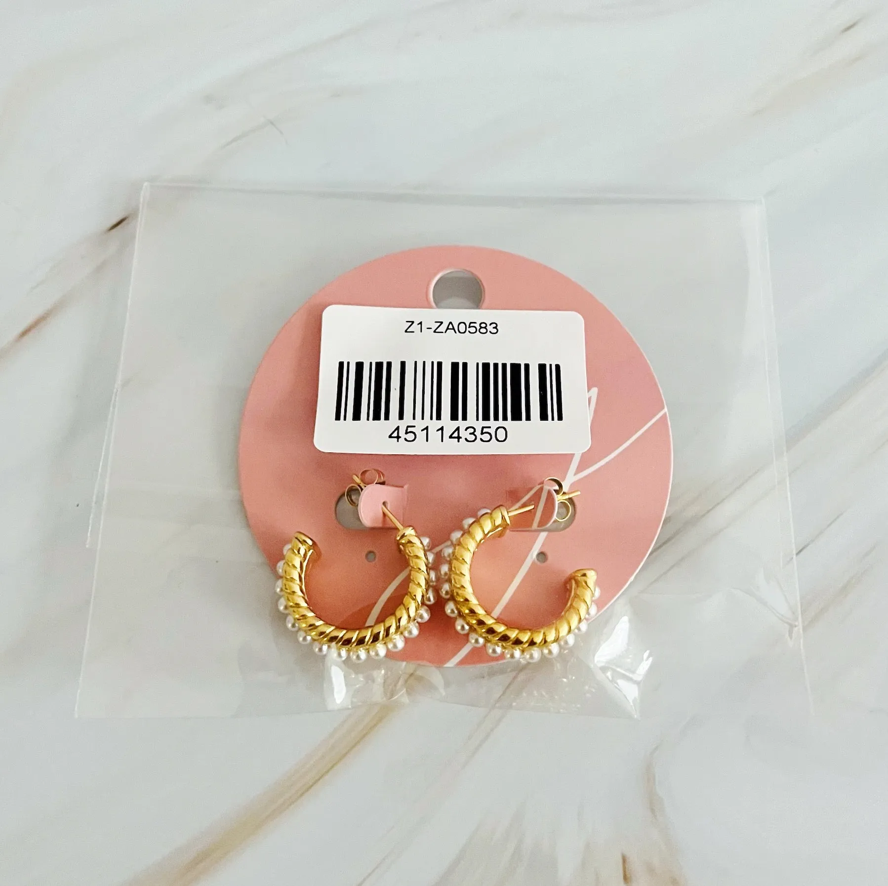 My Lady Pearl Mix Hoop Earrings