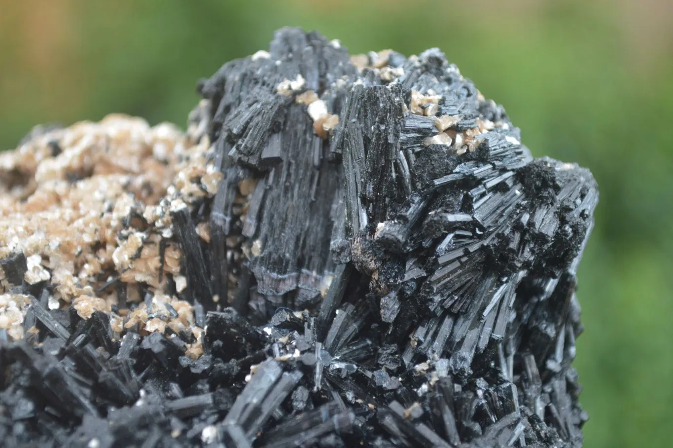 Natural Schorl Black Tourmaline & Smokey Quartz Specimens x 2 From Erongo Mountains, Namibia