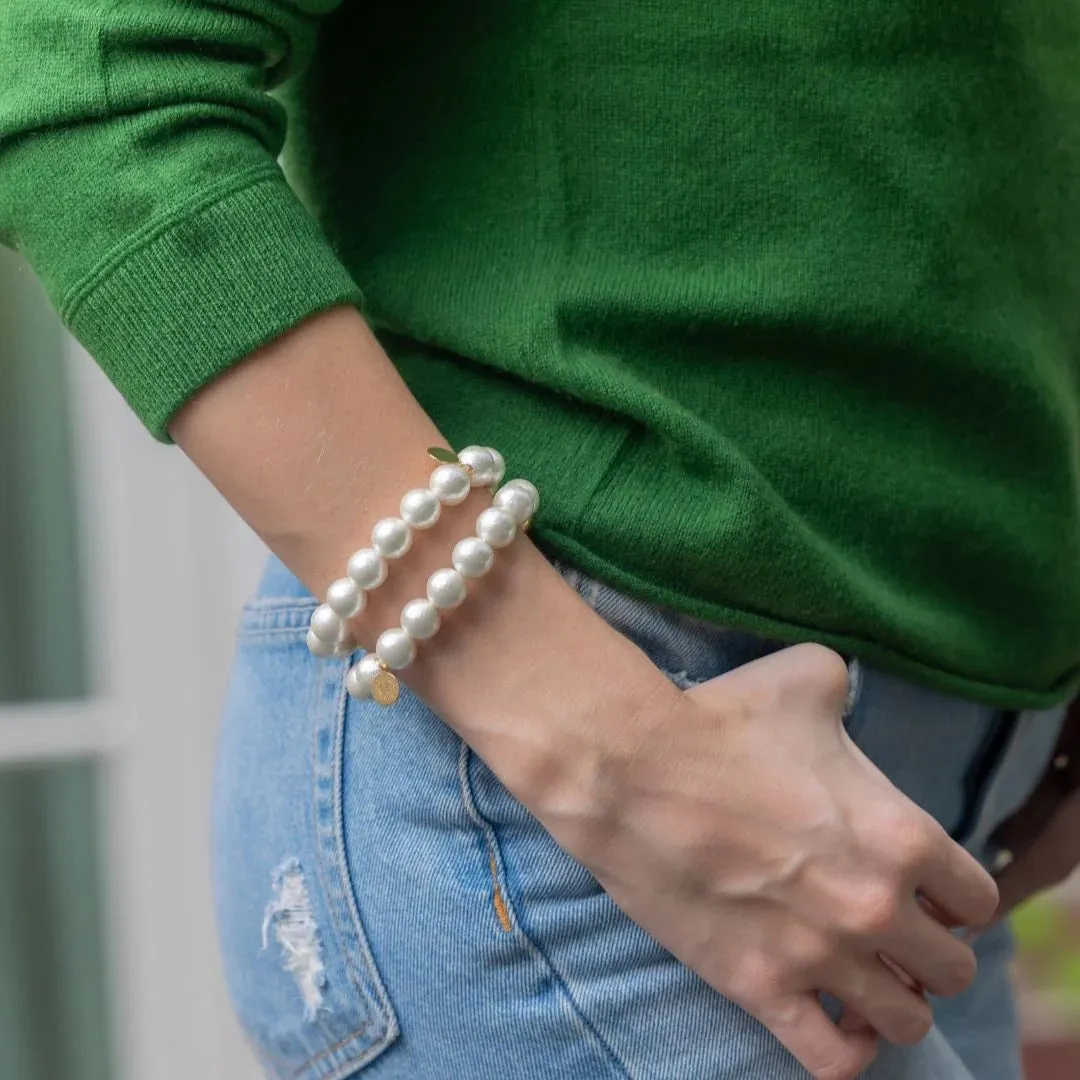 Olivia Cotton Pearl Bracelet