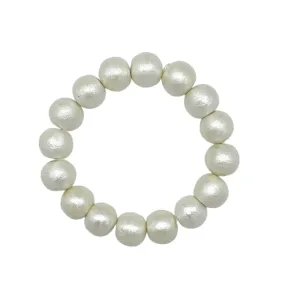 Olivia Cotton Pearl Bracelet