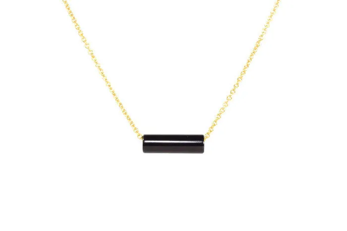 Onyx Fidget Necklace
