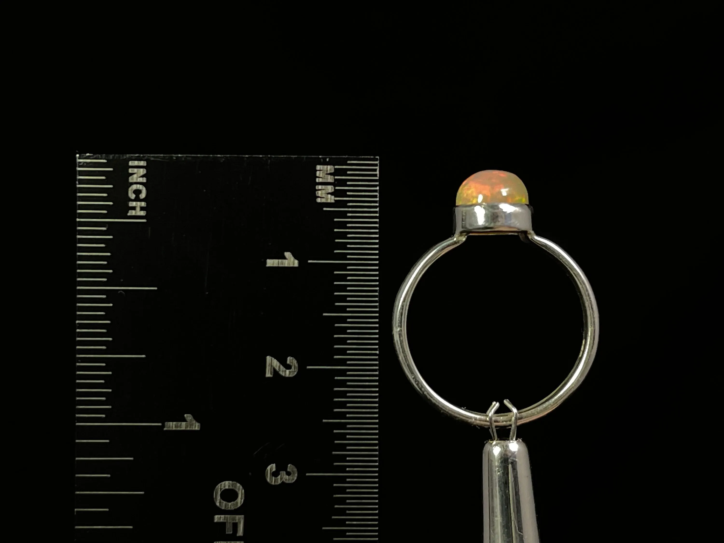 OPAL RING - Sterling Silver, Size 6 - Dainty Opal Ring, Opal Jewelry, Welo Opal, 49299