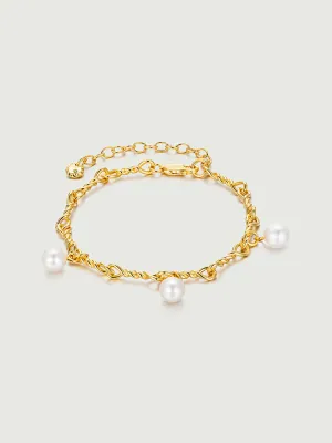 Pearl Twist Link Bracelet