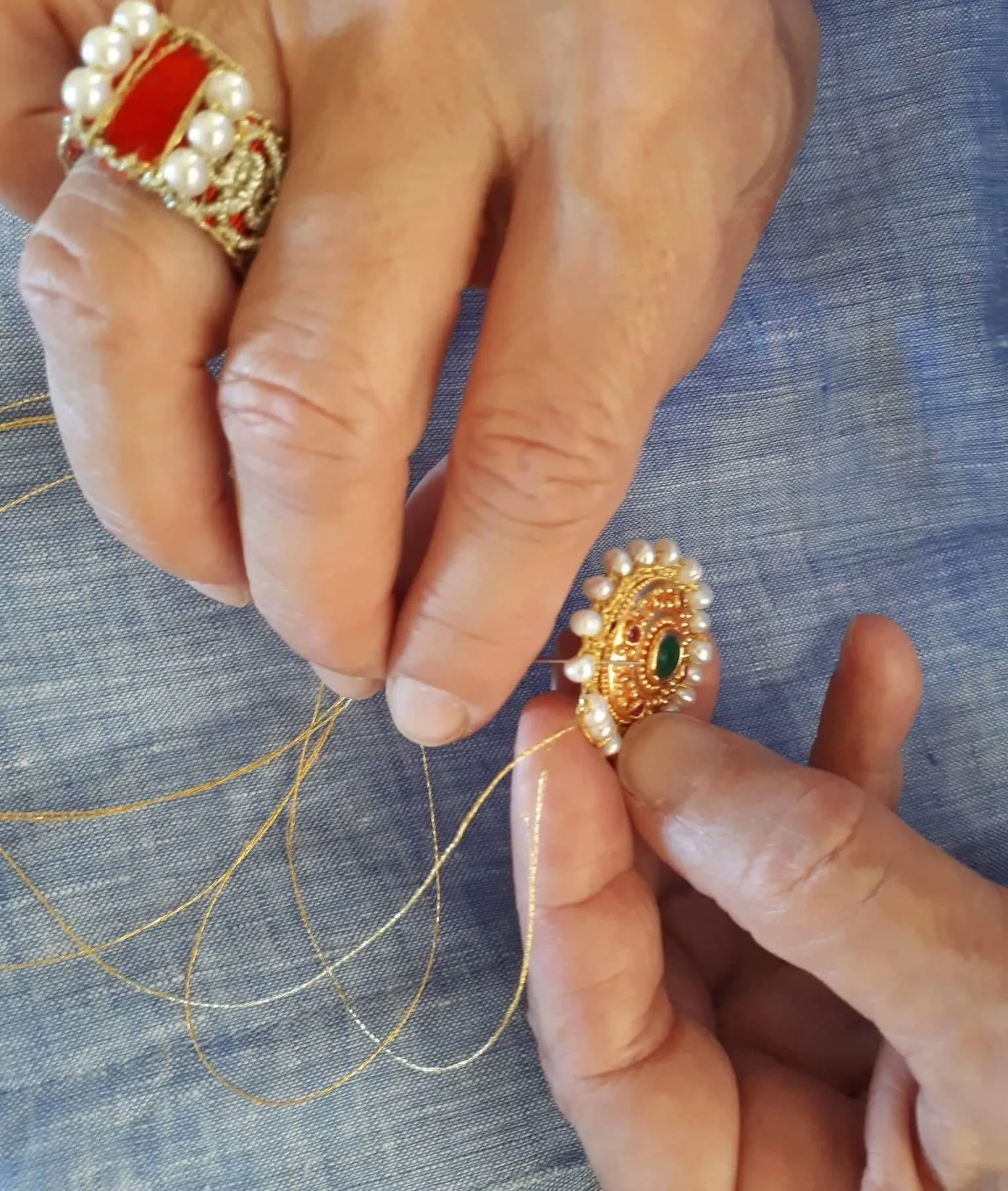 Philo | Embroidered Earrings