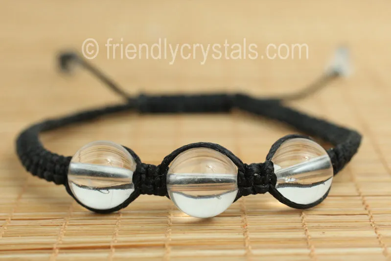 Quartz Shamballa Bracelet