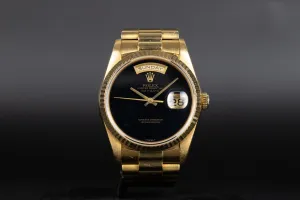 Rolex<br>18238 DayDate 36 Onyx Dial