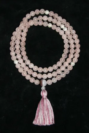 Rose Quartz Mala