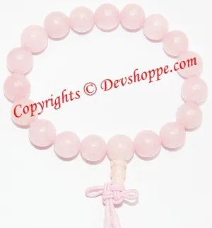 Rose Quartz power bracelet ~ High quality beads