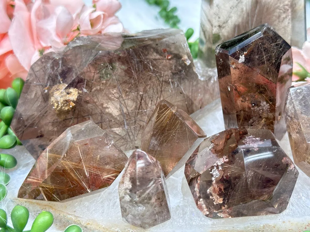 Rutilated Smoky Quartz
