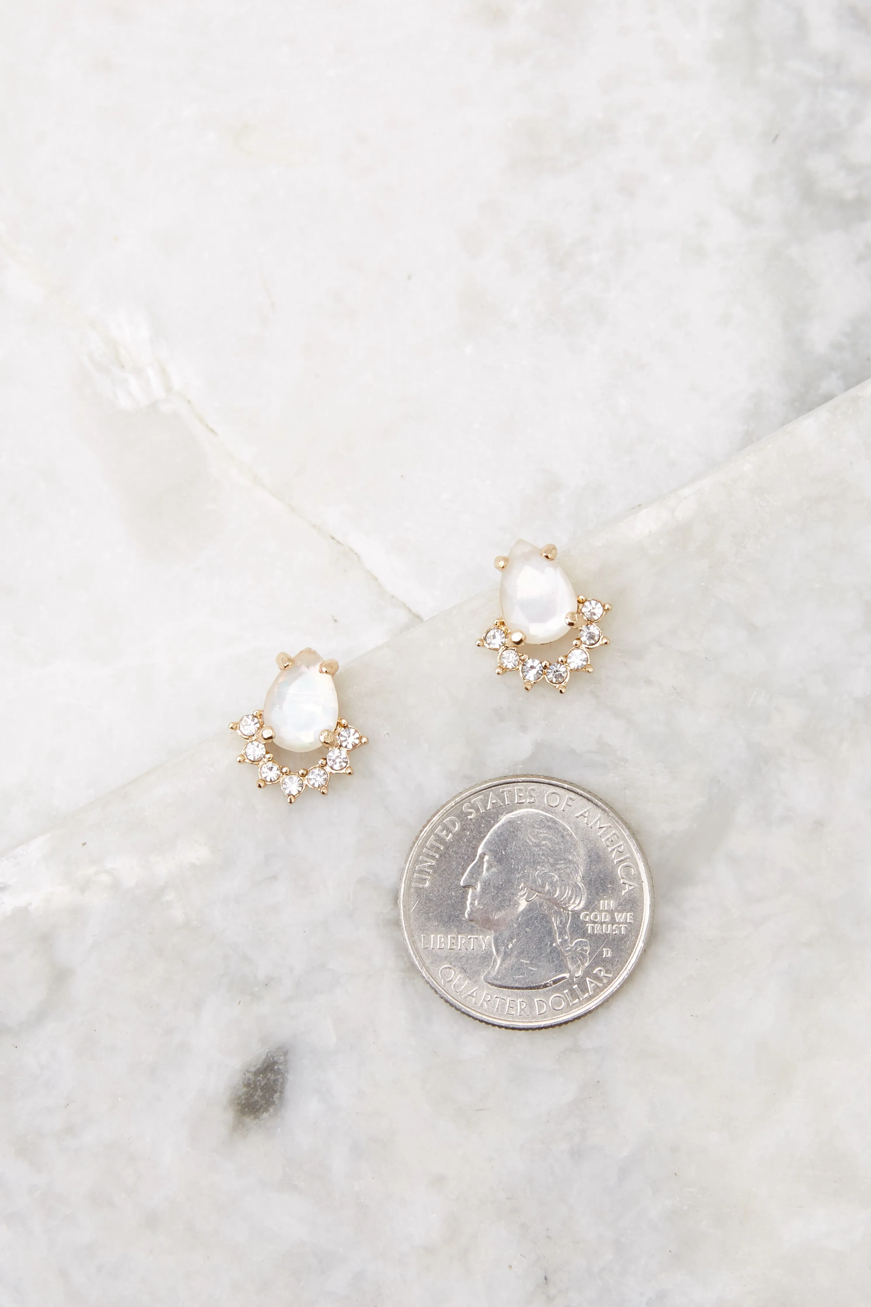 She's A Gem Opal and Gold Earrings