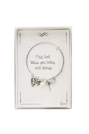 Silver First Communion Bracelet - LI12737