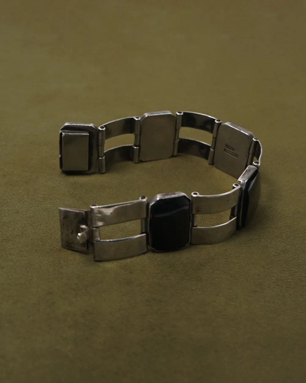 Silver x Onyx Bracelet