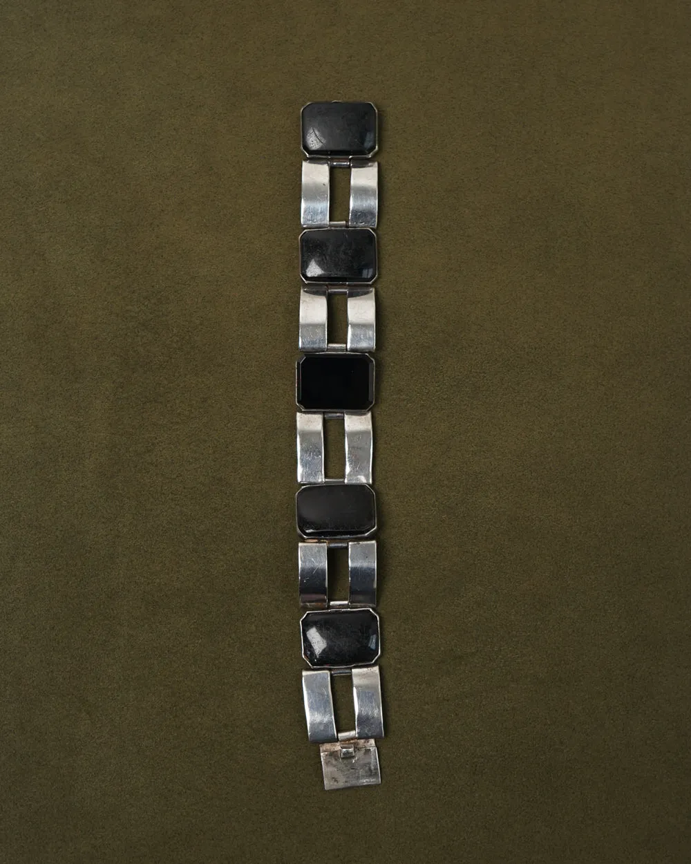 Silver x Onyx Bracelet