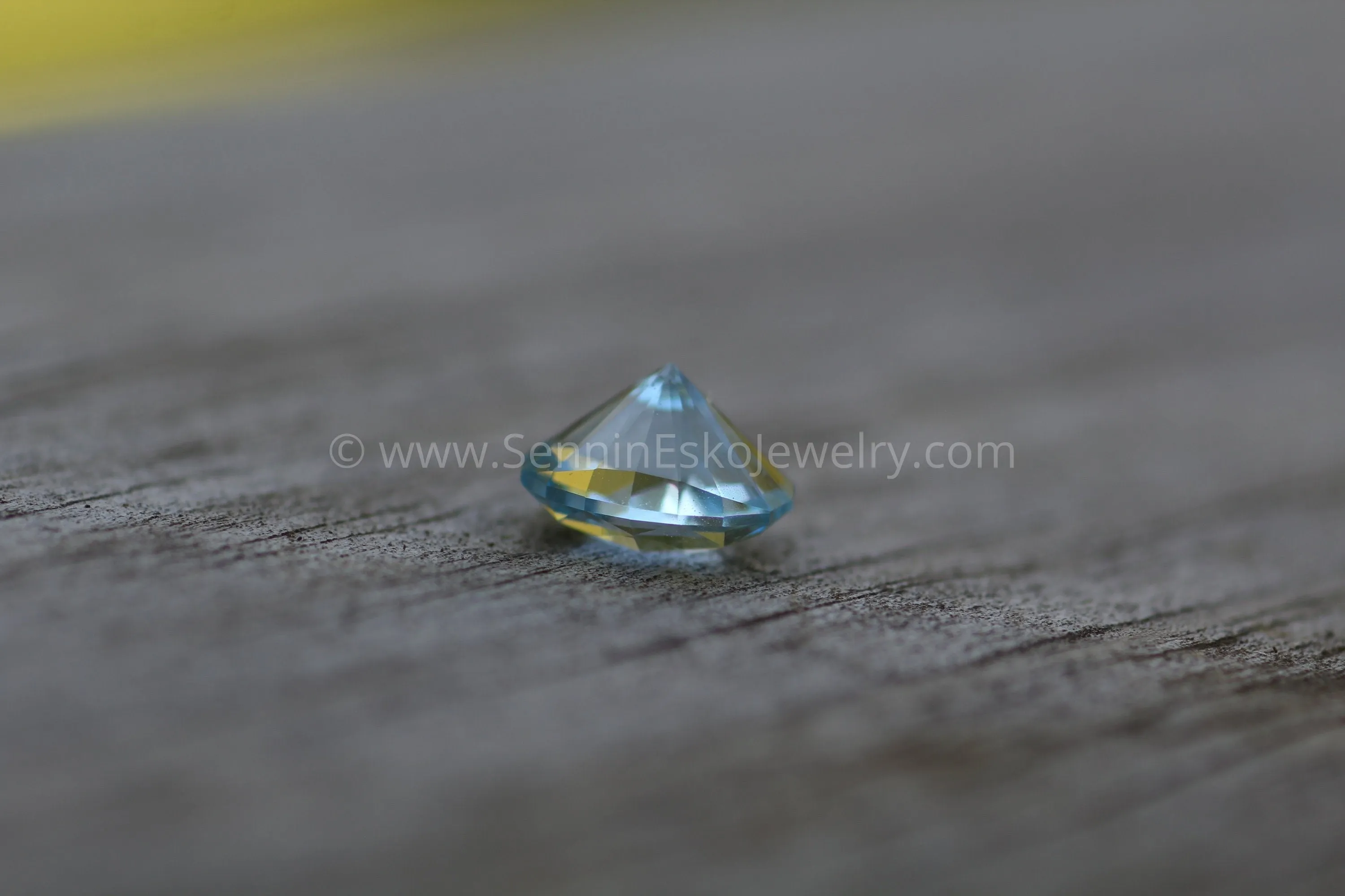 Sky Blue Topaz Oval Hand Cut Gemstone - Precision Cut 9x11mm Blue Topaz - Brazilian Topaz