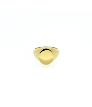 SMALL SIGNET RING - GOLD