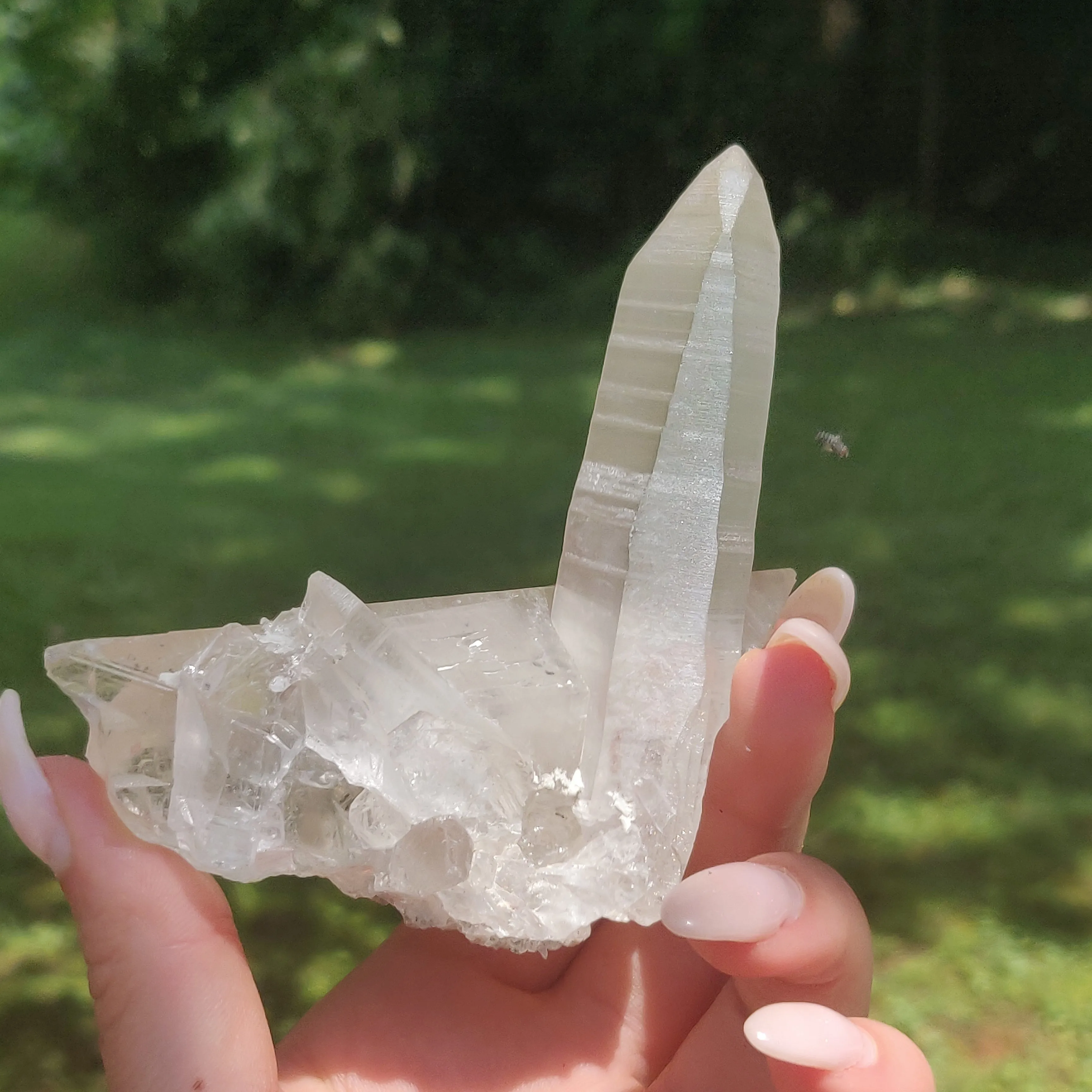 Smoky Lemurian Quartz Point (#8)