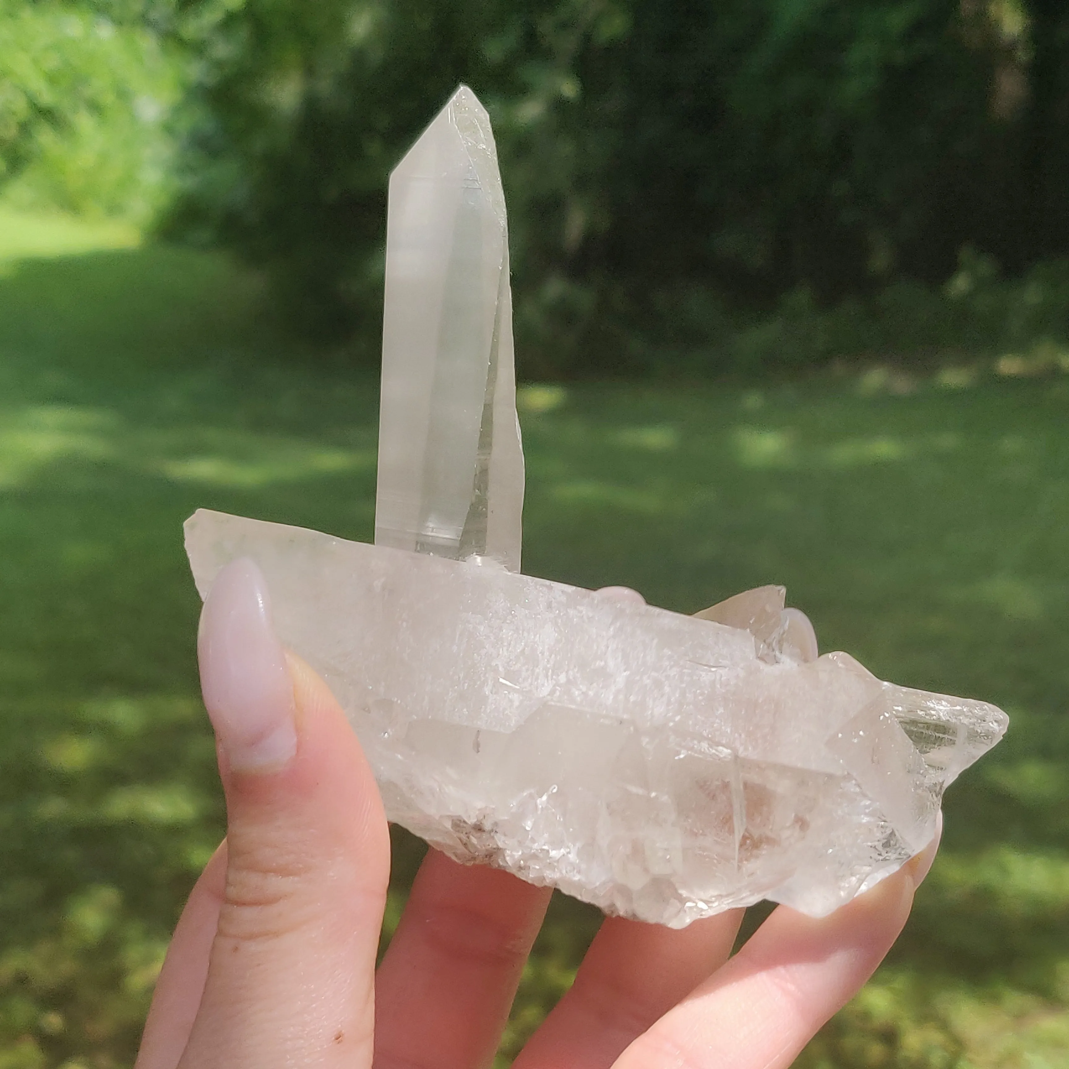 Smoky Lemurian Quartz Point (#8)