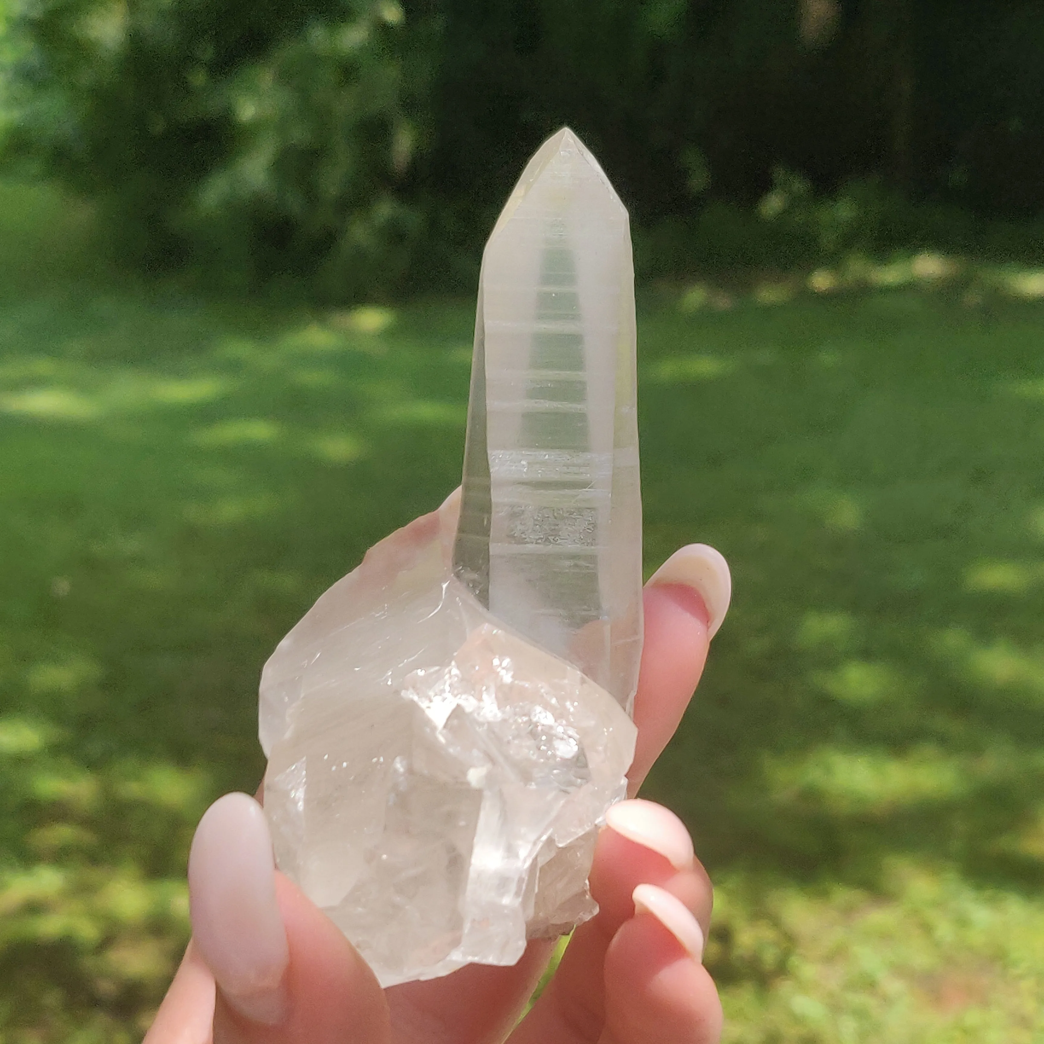 Smoky Lemurian Quartz Point (#8)