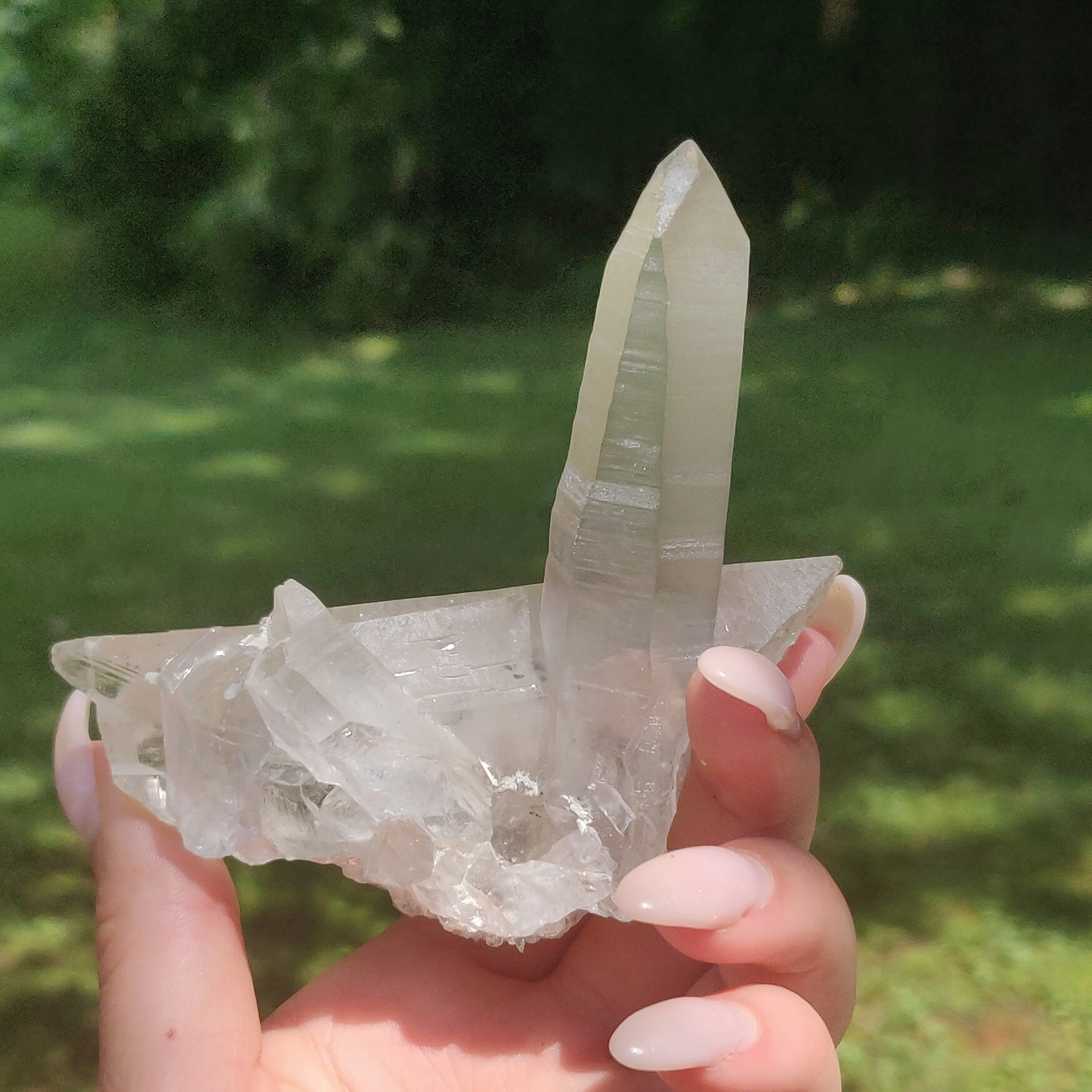 Smoky Lemurian Quartz Point (#8)