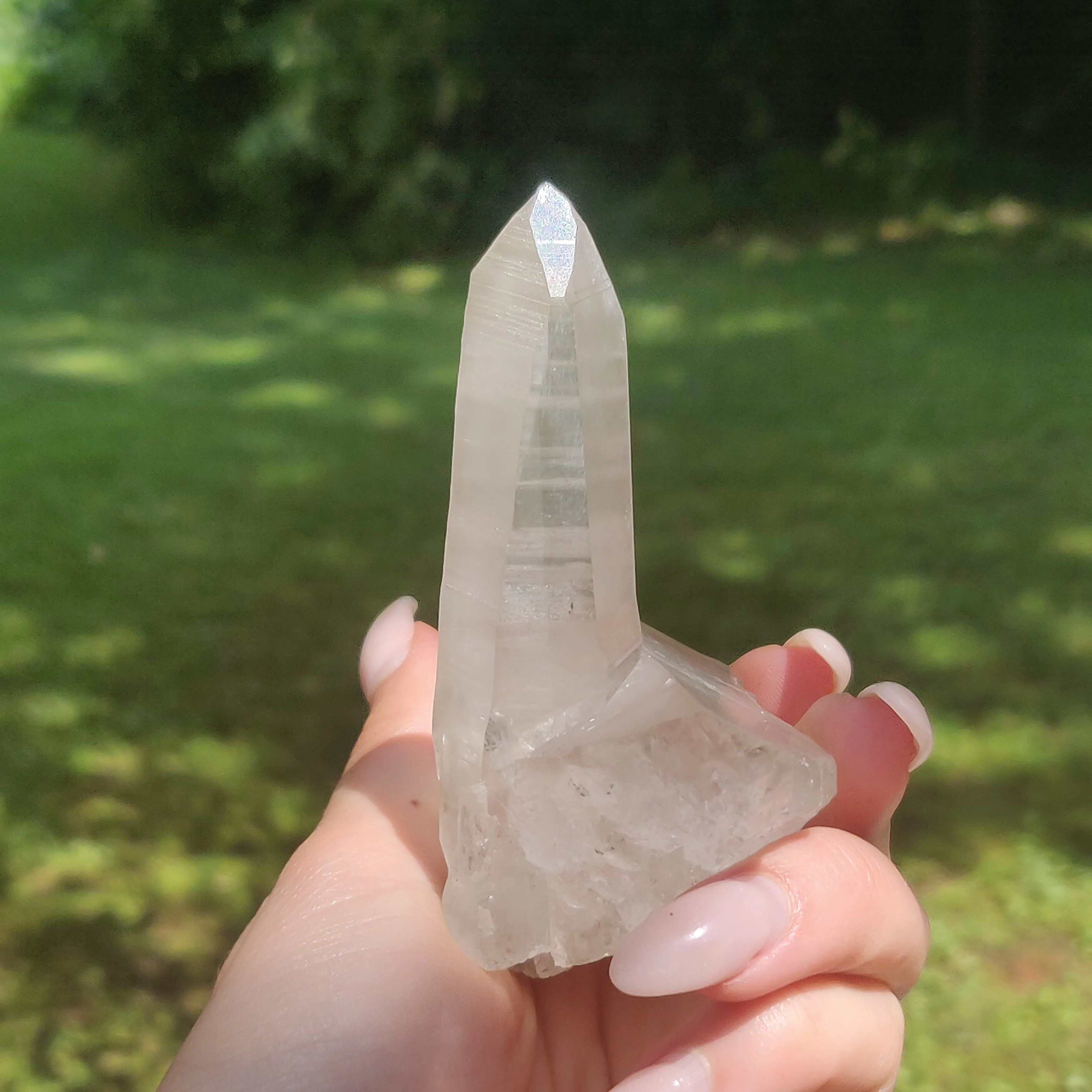 Smoky Lemurian Quartz Point (#8)