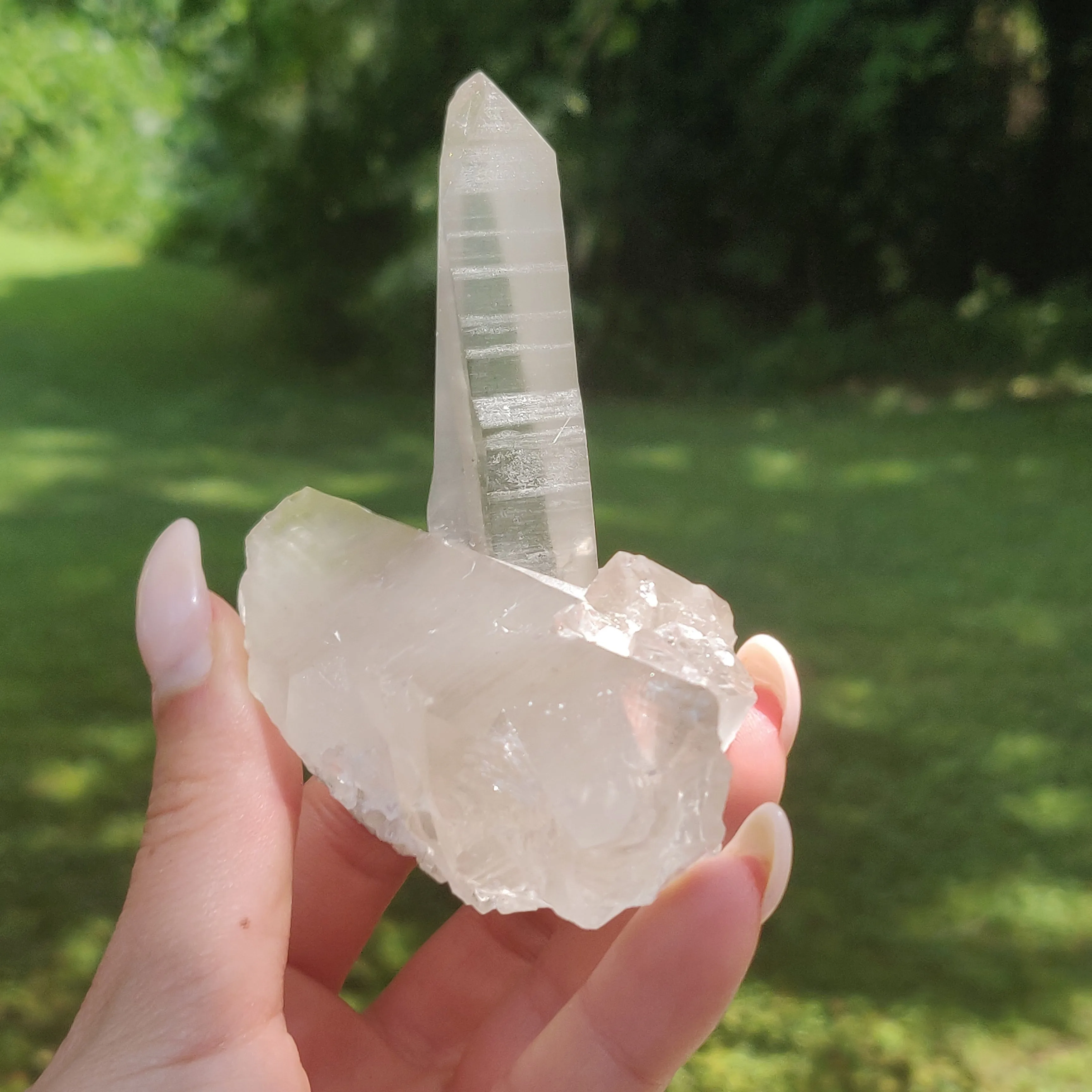 Smoky Lemurian Quartz Point (#8)