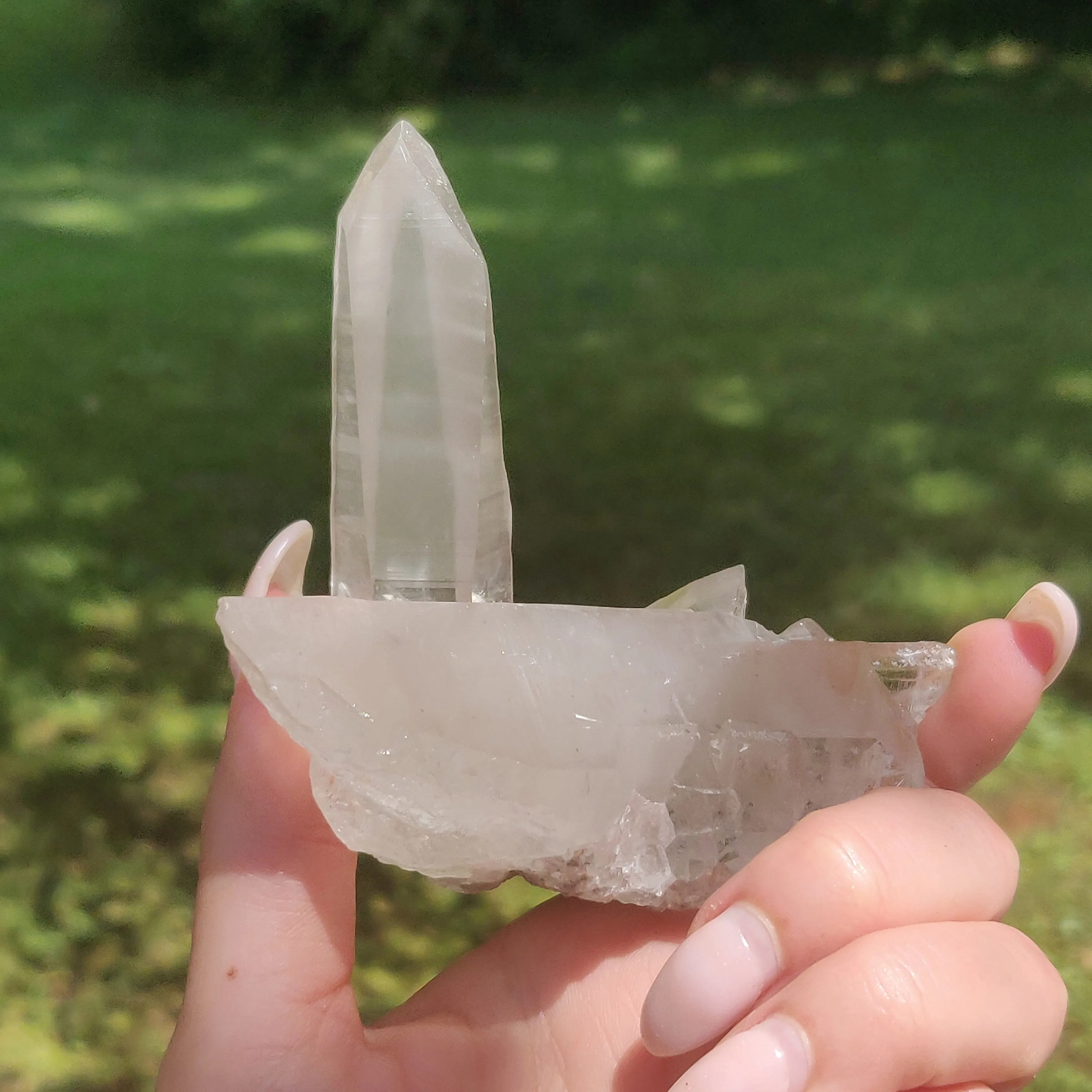 Smoky Lemurian Quartz Point (#8)