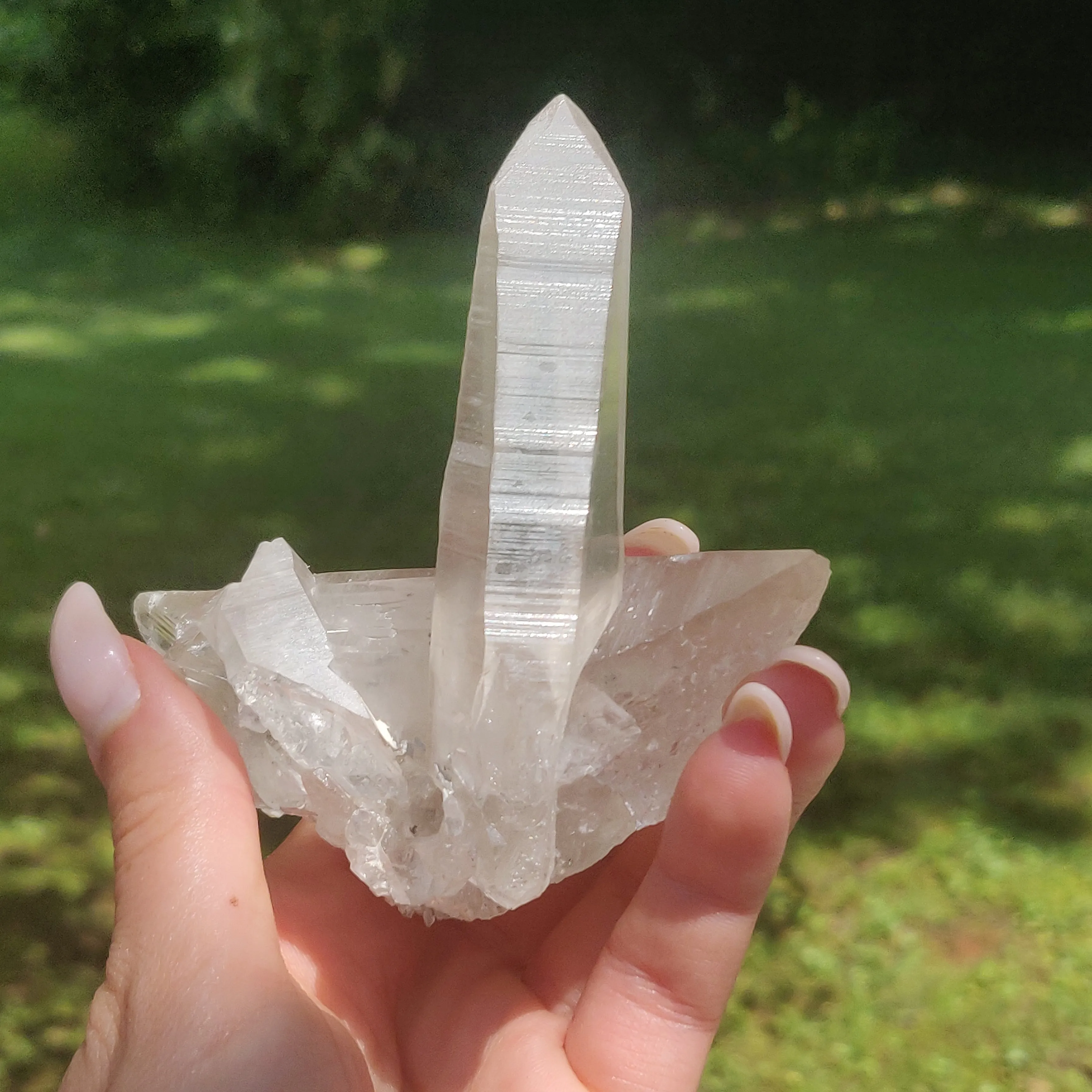 Smoky Lemurian Quartz Point (#8)