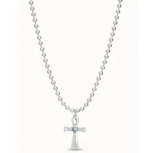 Spirit Turquoise Metal Natural Stone Necklace