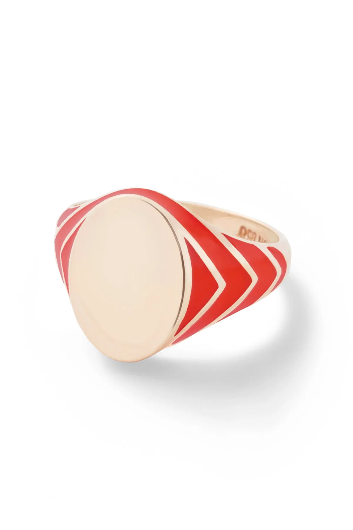 Stripe Signet Ring
