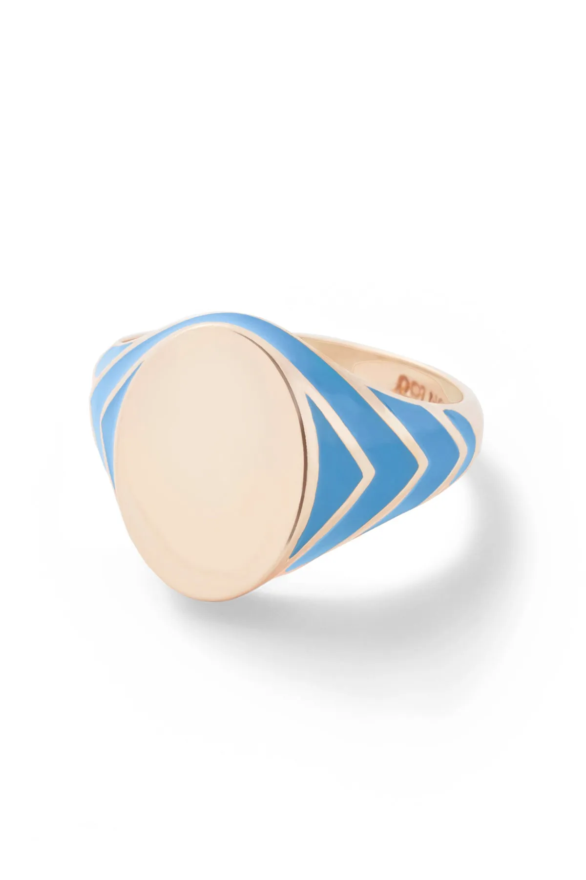 Stripe Signet Ring