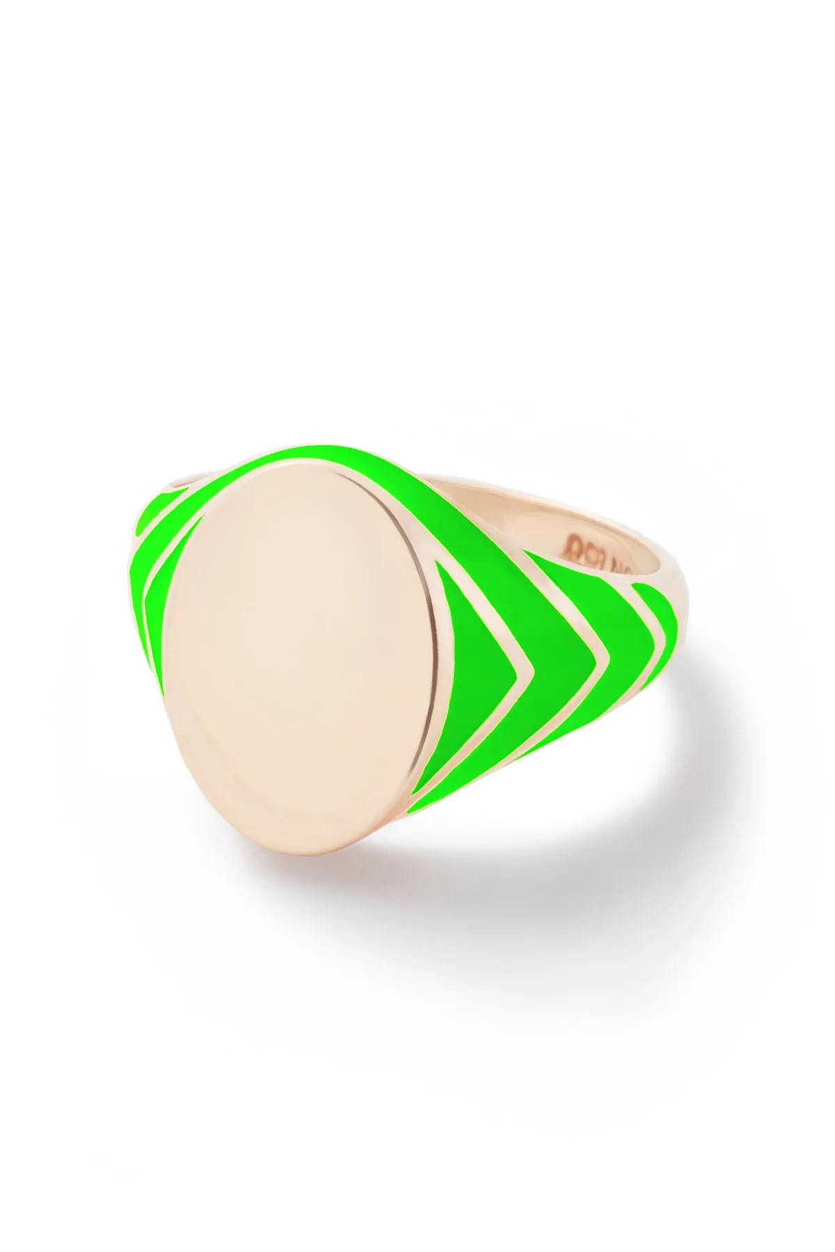 Stripe Signet Ring