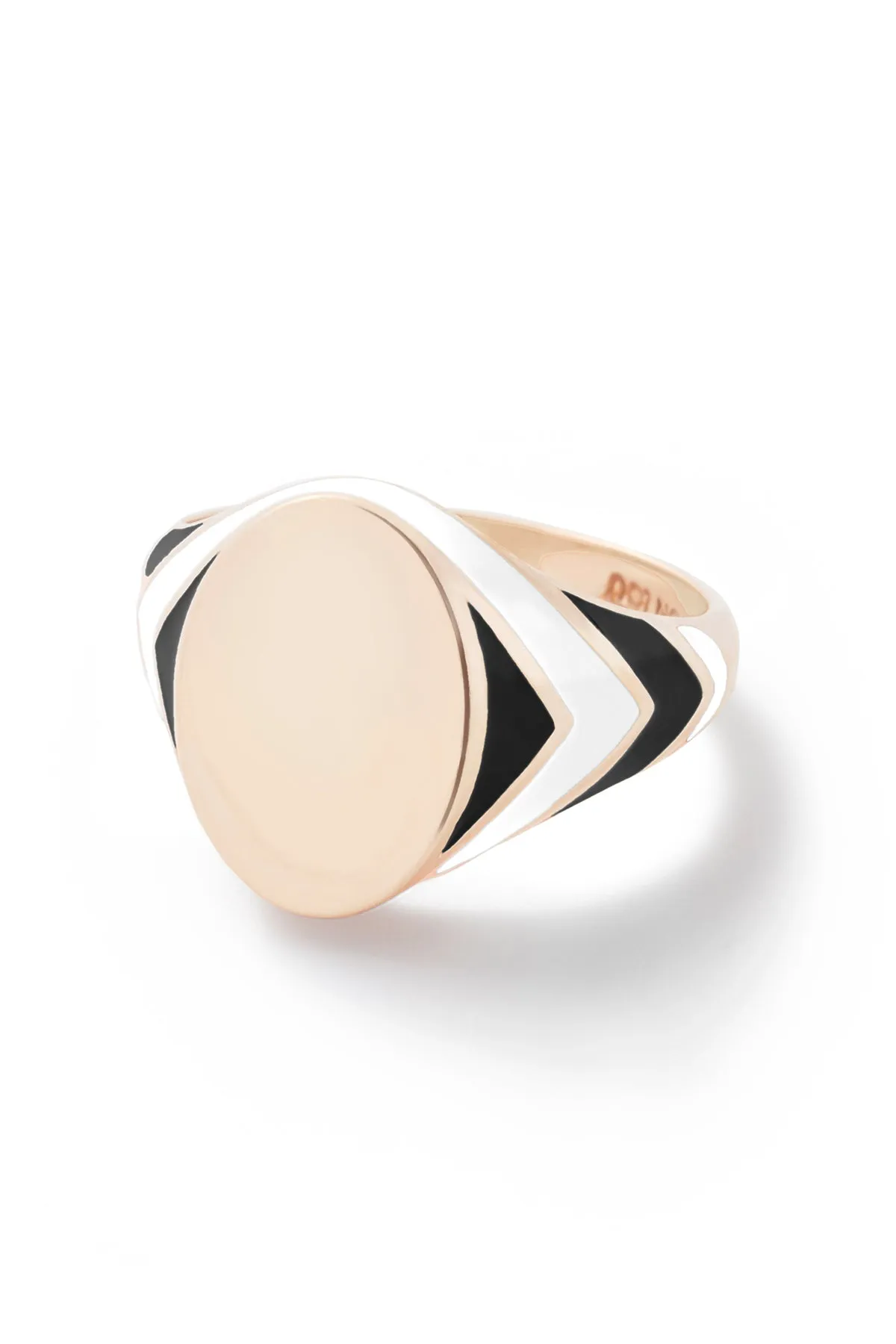 Stripe Signet Ring