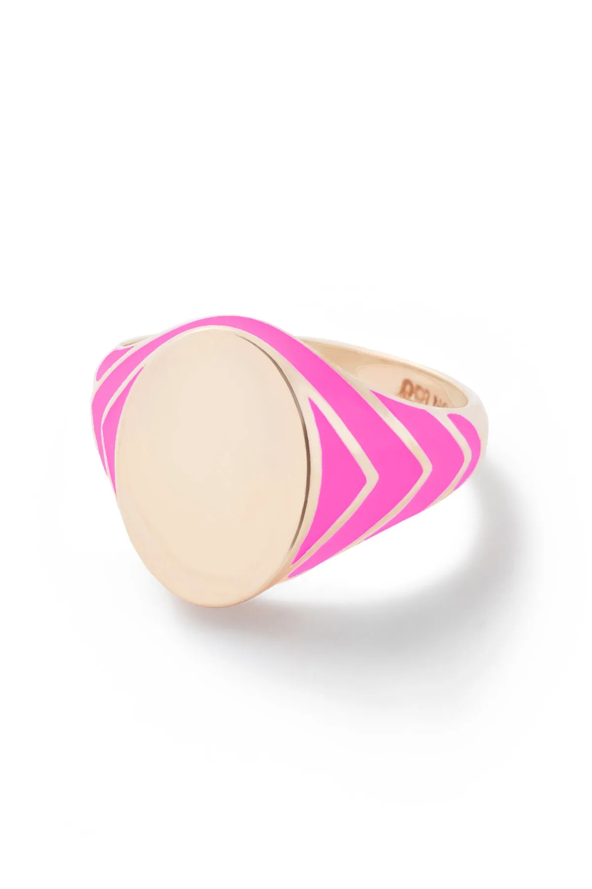 Stripe Signet Ring