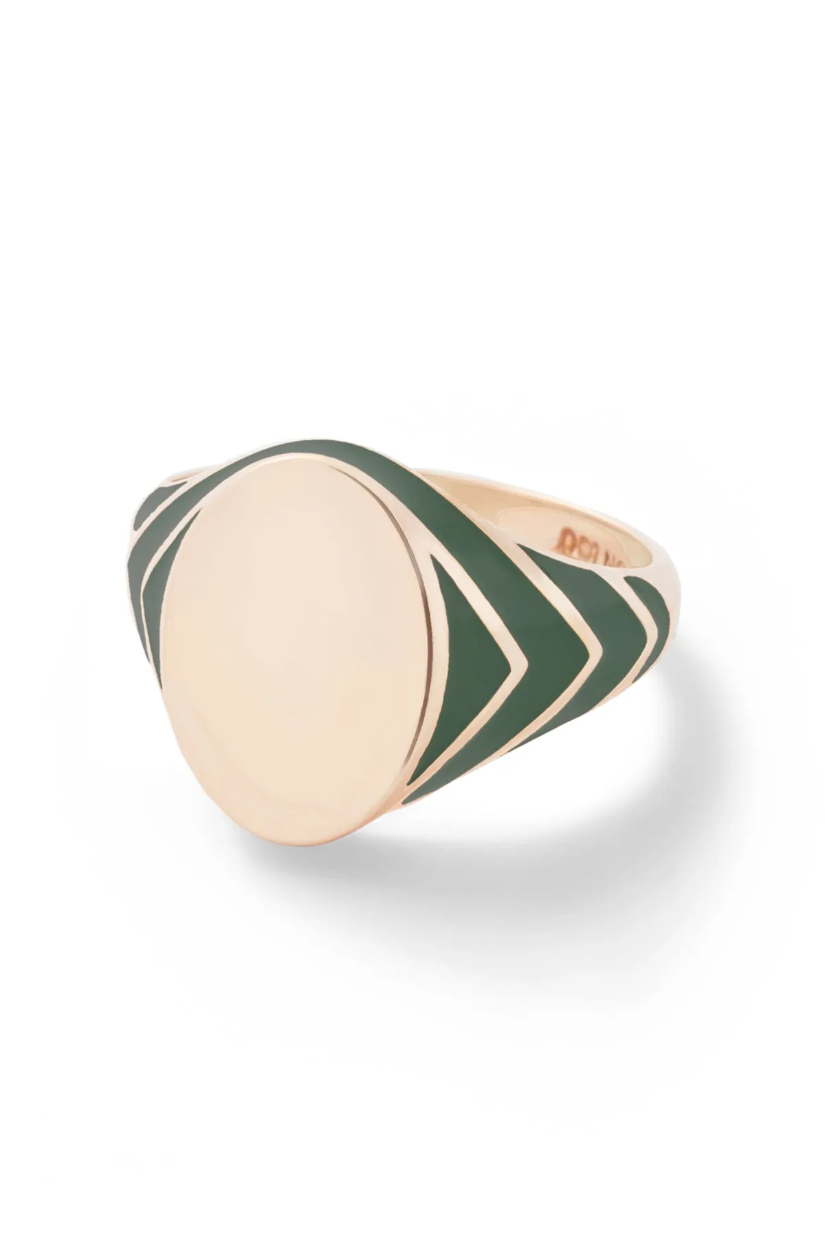 Stripe Signet Ring