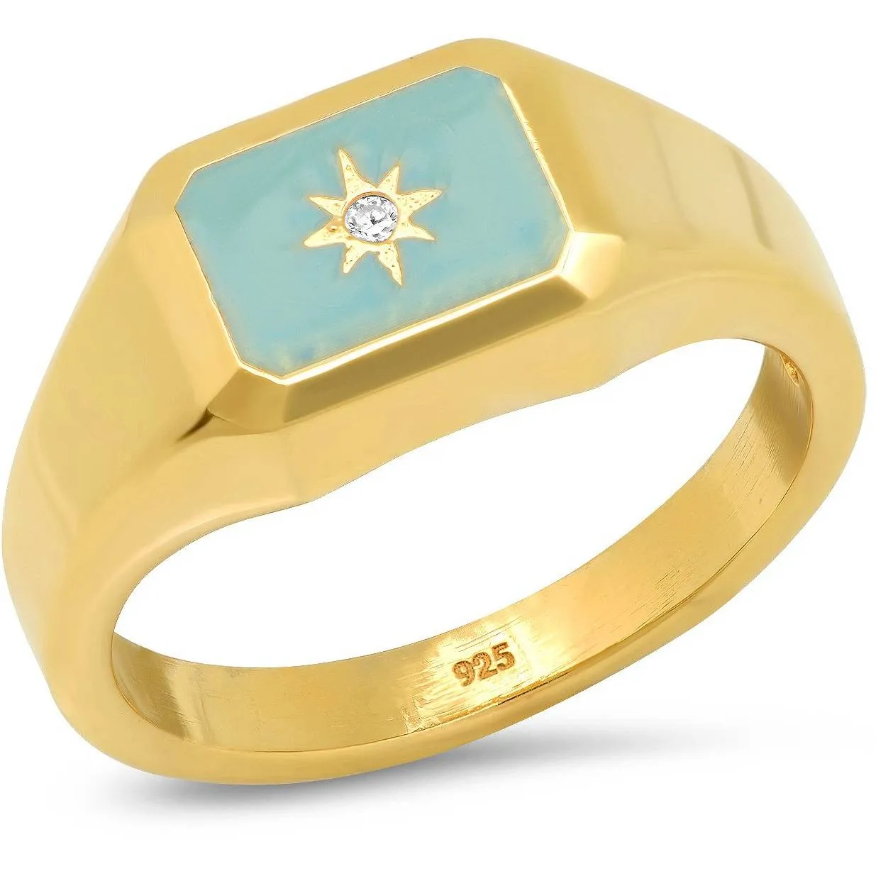 TAI TURQUOISE SIGNET RING