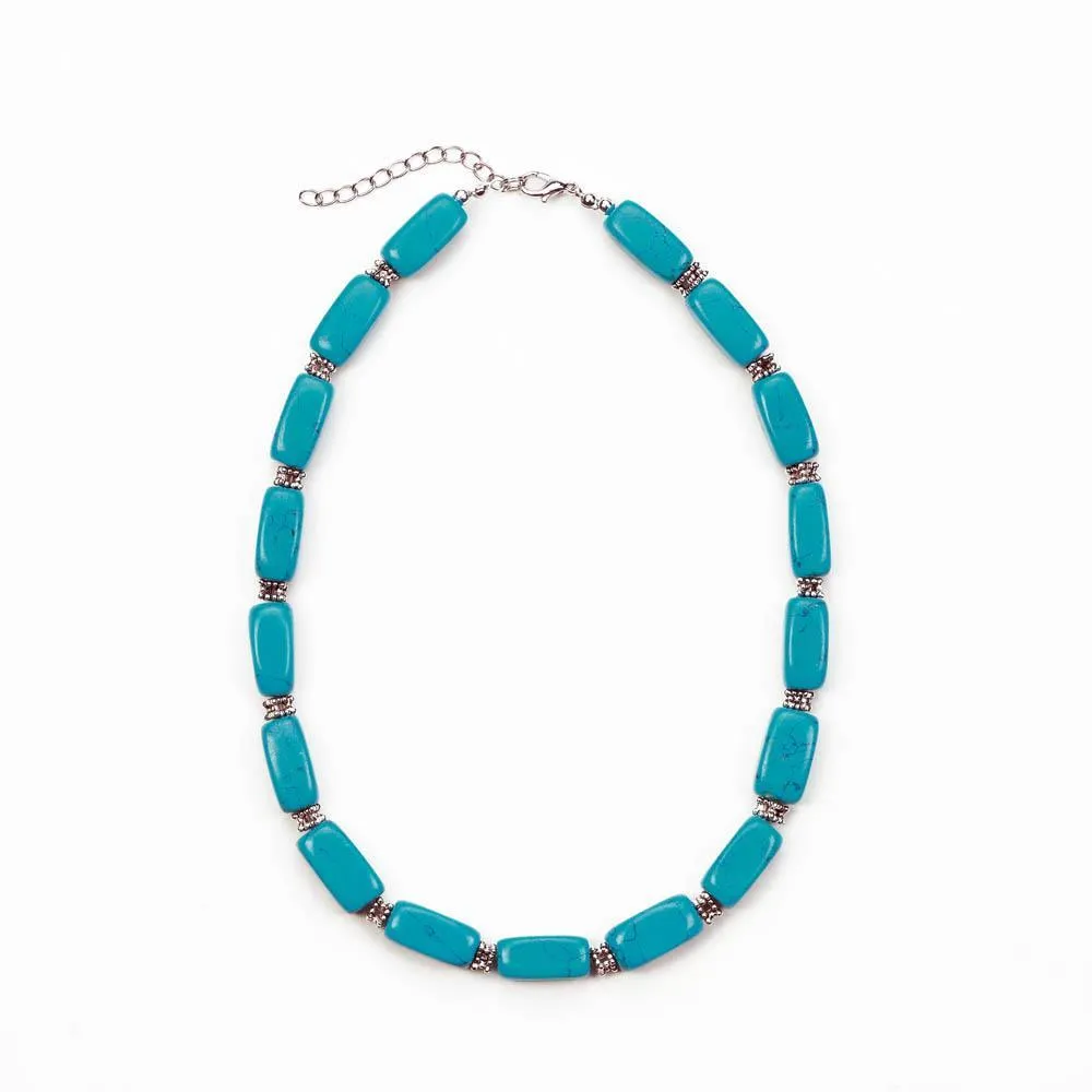 Turquoise Bead Necklace