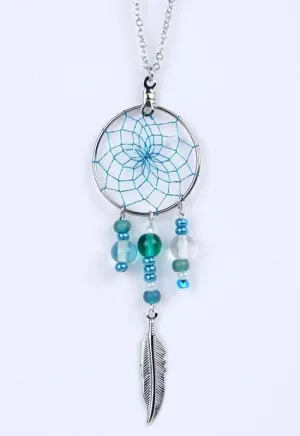 Turquoise Dreamcatcher Necklace