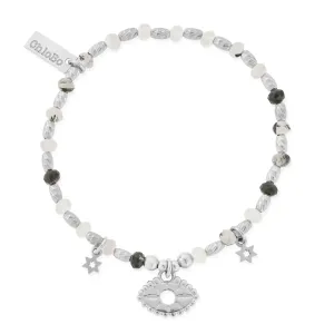 Visionary Black Rutilated Quartz Bracelet - Silver - SBBRQFR30583450