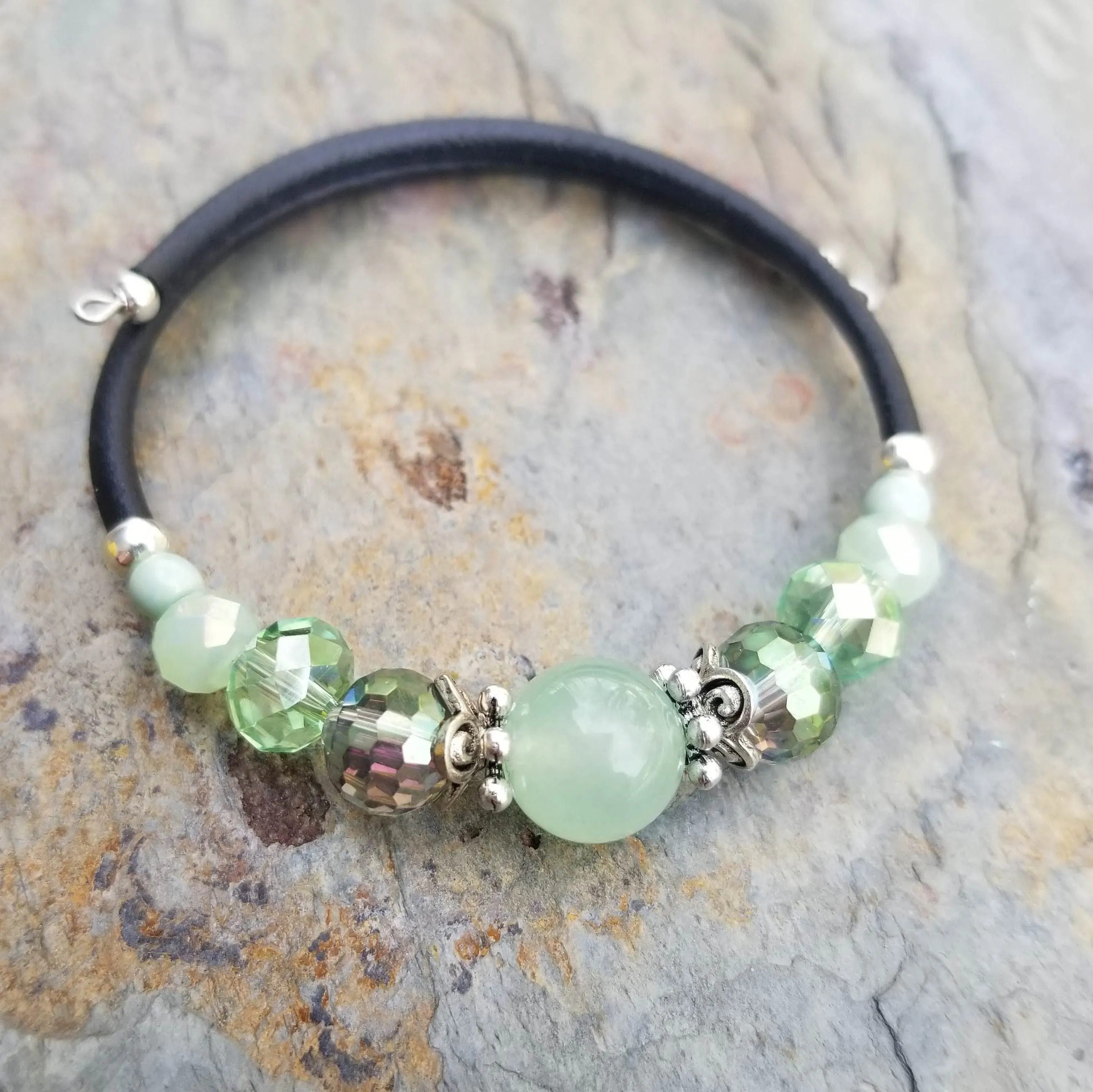 Wrap Bracelet - Mint Quartz