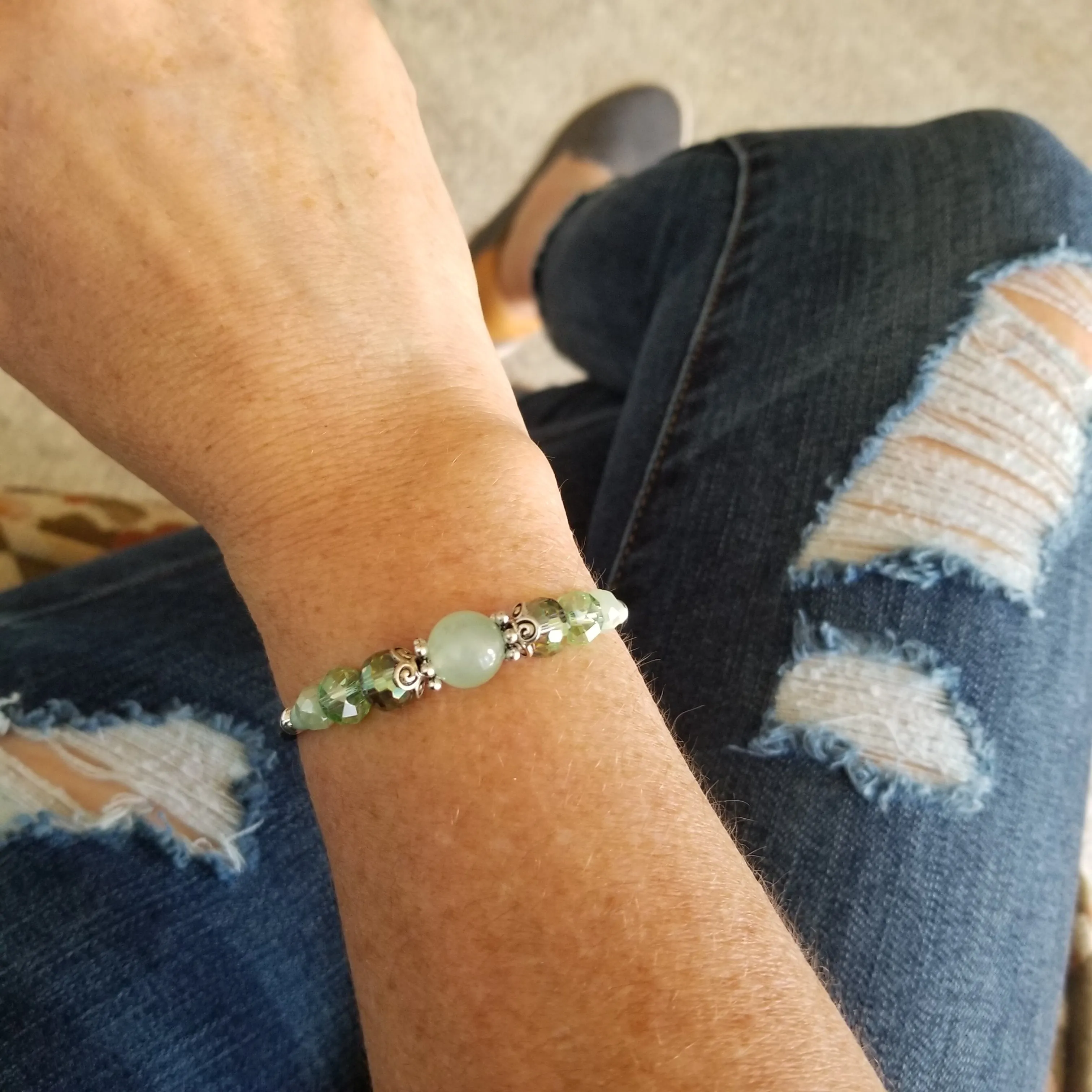Wrap Bracelet - Mint Quartz