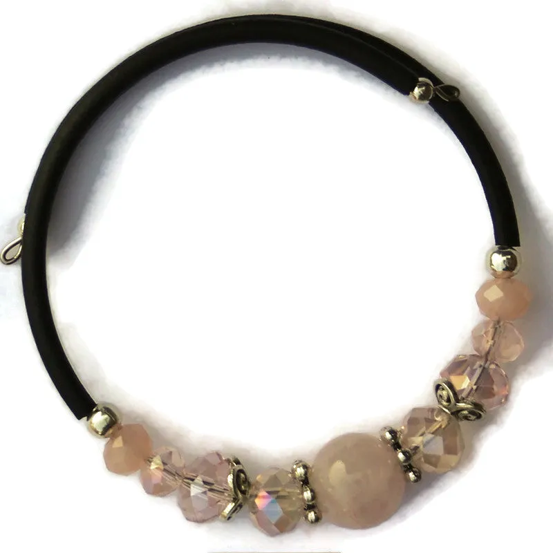 Wrap Bracelet - Rose Quartz