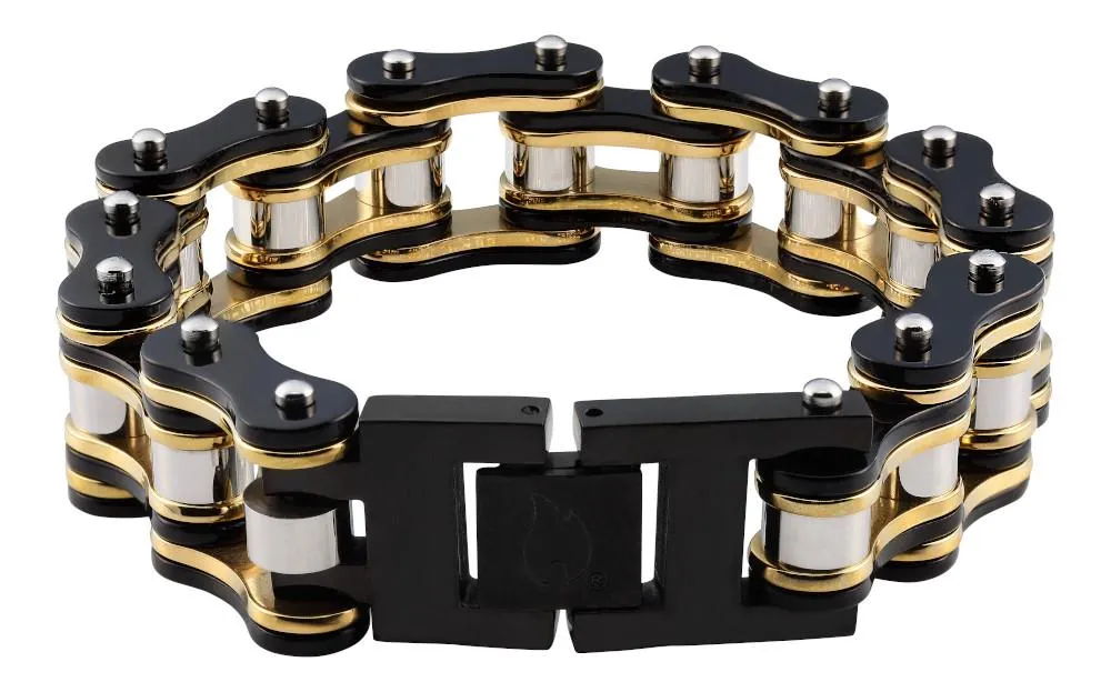 ZIPPO BIKE CHAIN BLACK/GOLD